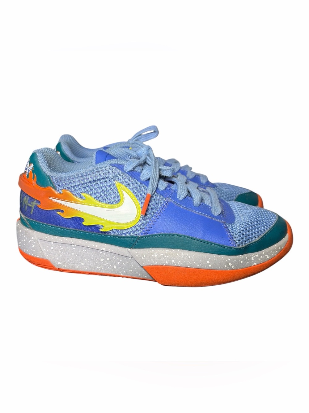 Kids Size 4.5Y Nike Ja 1 GS 'Backyard BBQ’ Sneakers